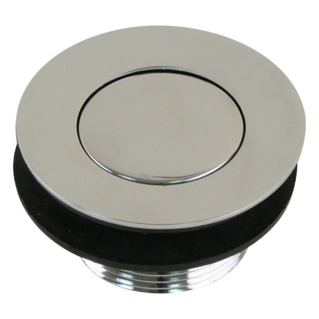 Scandvik Sink Drain wFlip Stopper  Chrome Plated Brass