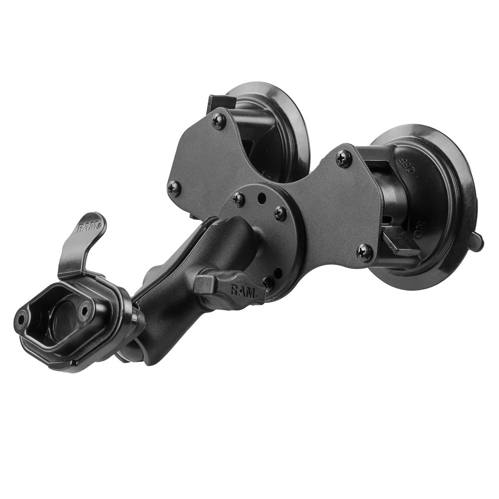 RAM Mount TwistLock Dual Suction Mount wQuick Release Adapter