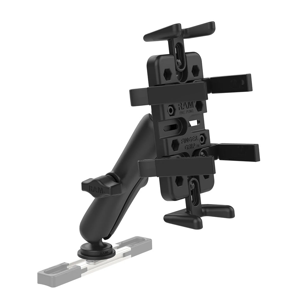 RAM Mount FingerGrip Holder wTrack Ball Base  Long