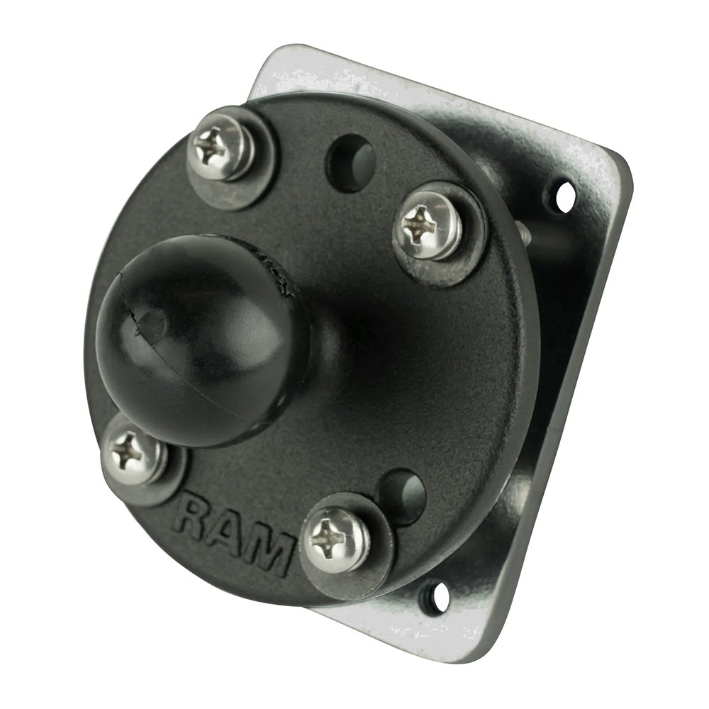 RAM Mount DrillDown Dashboard Ball Base wBacking Plate  B Size