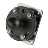 RAM Mount DrillDown Dashboard Ball Base wBacking Plate  B Size