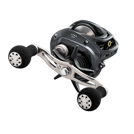 Daiwa Lexa 400 Baitcasting Reel  Left Hand  High Speed  Dual Paddle Handle