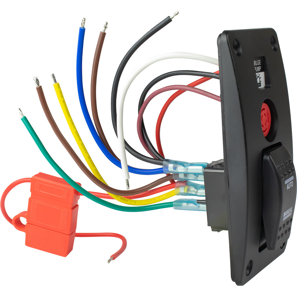 SeaDog Bilge Pump Water Alarm Panel wSwitch