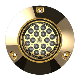 Metro Marine HighOutput Submersible Underwater Light wIntelligent Monochromatic LEDs  Blue 90 Beam