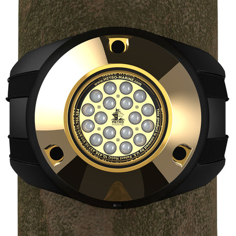 Metro Marine HighOutput Piling Mount Underwater Light wIntelligent Monochromatic LEDs  Aqua 45 Beam