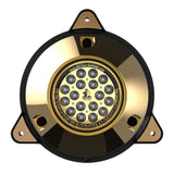 Metro Marine HighOutput Surface Mount Underwater Light wIntelligent Monochromatic LEDs  Green 45 Beam