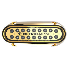 Metro Marine HighOutput Elongated Underwater Light wIntelligent Monochromatic LEDs  Green 90 Beam