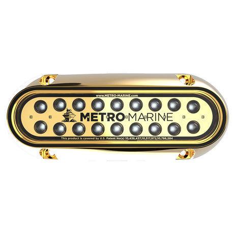 Metro Marine HighOutput Elongated Underwater Light wIntelligent Monochromatic LEDs  Aqua 45 Beam