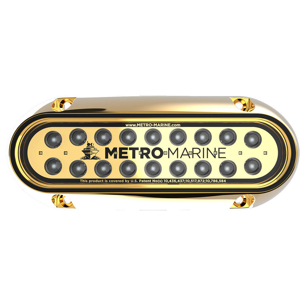 Metro Marine HighOutput Elongated Underwater Light wIntelligent Monochromatic LEDs  Aqua 90 Beam