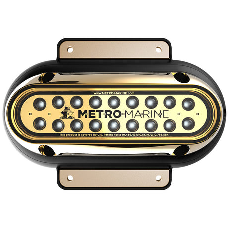 Metro Marine HighOutput Elongated Surface Mount Light wIntelligent Monochromatic LEDs  Green 90 Beam