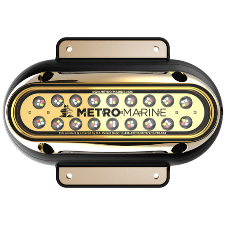 Metro Marine HighOutput Elongated Surface Mount Light wIntelligent Full Spectrum LEDs  RGBW 90 Beam