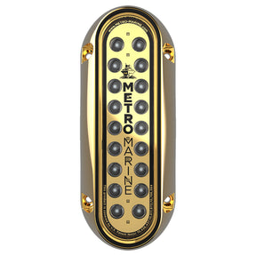 Metro Marine HighOutput Elongated Vertical Mount Light wIntelligent Monochromatic LEDs  Blue 90 Beam