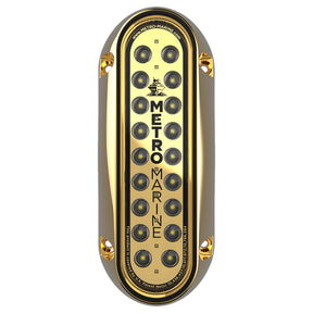 Metro Marine HighOutput Elongated Vertical Mount Light wIntelligent Monochromatic LEDs  White 90 Beam