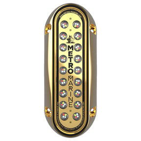 Metro Marine HighOutput Elongated Vertical Mount Light wIntelligent Full Spectrum LEDs  RGBW 90 Beam