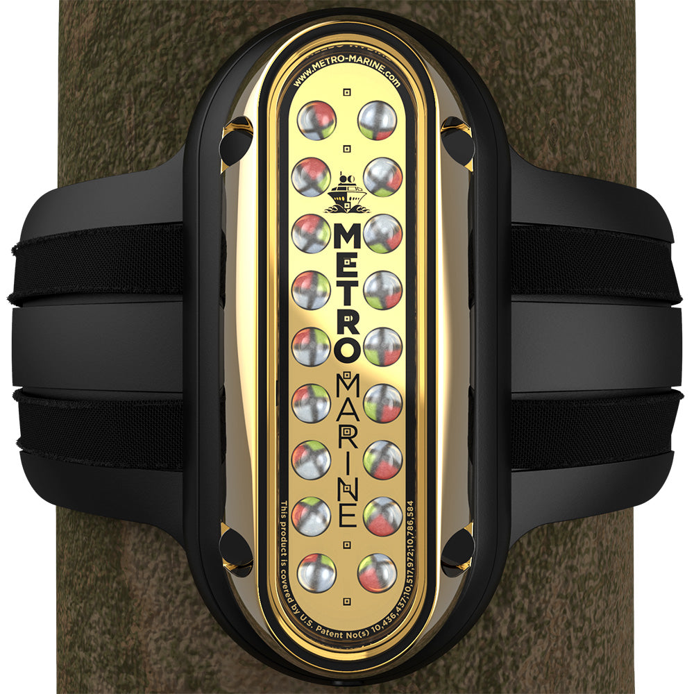 Metro Marine HighOutput Vertical Piling Mount Light wIntelligent Full Spectrum LEDs  RGBW 45 Beam
