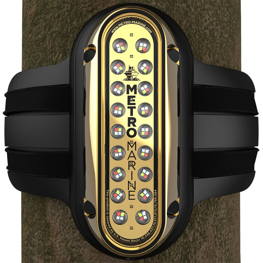 Metro Marine HighOutput Vertical Piling Mount Light wIntelligent Full Spectrum LEDs  RGBW 90 Beam