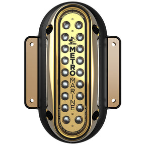 Metro Marine HighOutput Vertical Surface Mount Light wIntelligent Monochromatic LEDs  Aqua 45 Beam