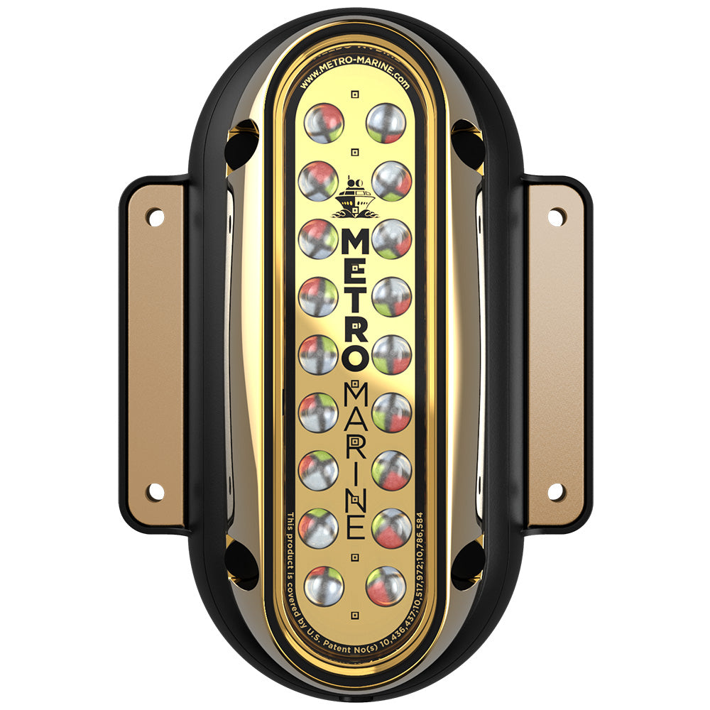Metro Marine HighOutput Vertical Surface Mount Light wIntelligent Full Spectrum LEDs  RGBW 45 Beam