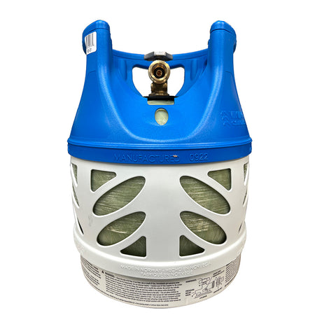 Viking Cylinders 11lb Vertical Fiberglass Composite LPG Cylinder wType 1 Valve  OPD DOT TC Approved
