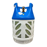 Viking Cylinders 17lb Vertical Fiberglass Composite LPG Cylinder wType 1 Valve  OPD DOT TC Approved