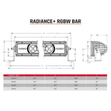 RIGID Industries Radiance  50 Light Bar  RGBW