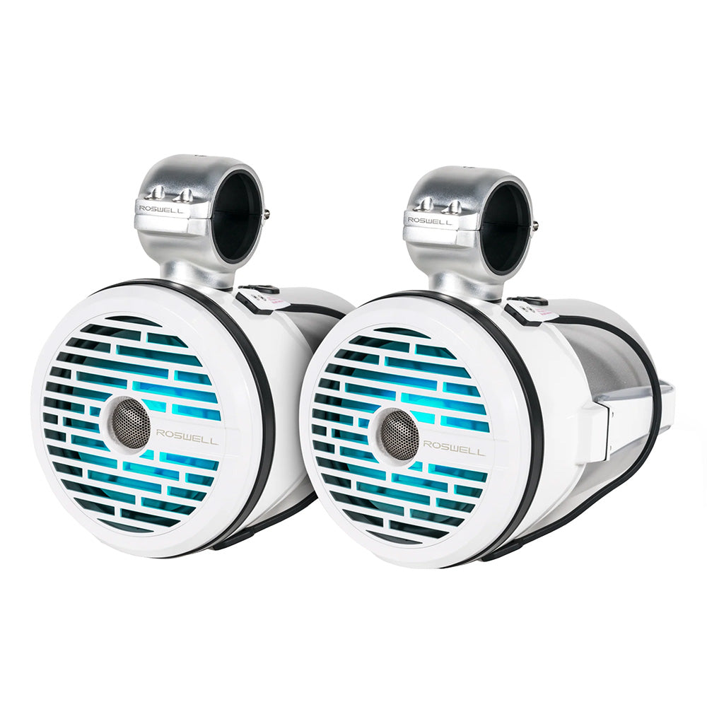 Roswell R1 8 Tower Speakers  White  100W RMS  200W Peak Power