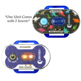 Lunasea ChildPet Safety Water Activated Strobe Light  Blue Case Blue Attention Light
