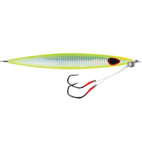 Williamson Kensaki 220 Jig  675  775oz  UV Chartreuse Glow Zebra
