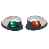 Perko RedGreen Horizontal Mount Side Lights  Pair  Chrome Plated Zinc