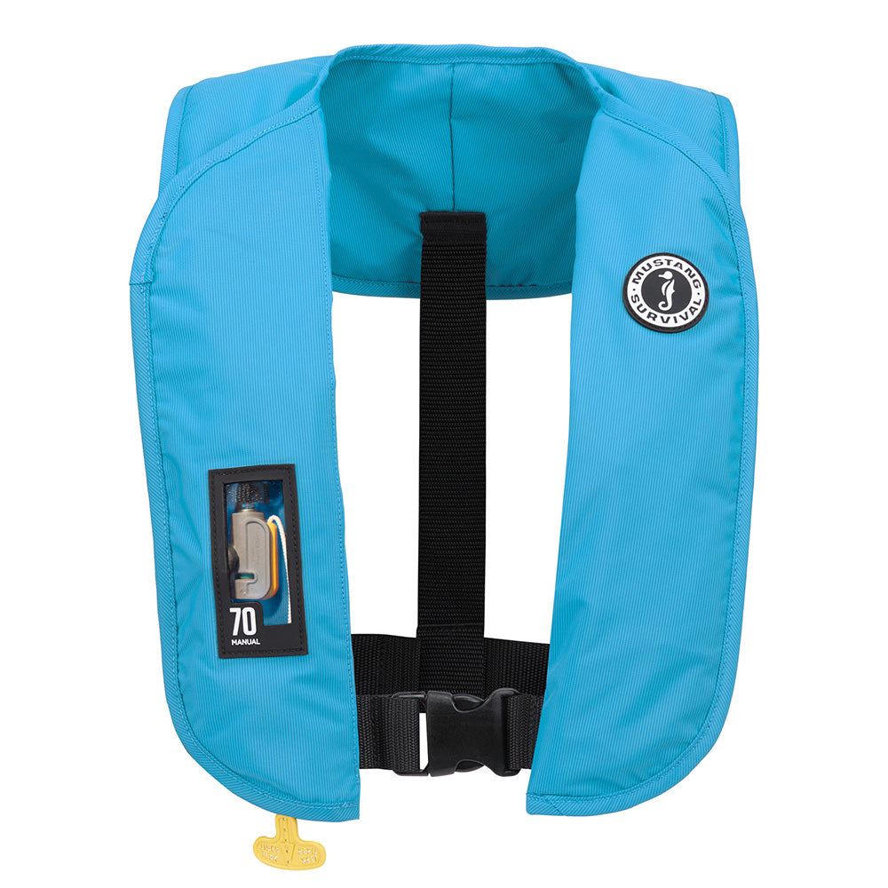 Mustang MIT 70 Manual Inflatable PFD  Azure Blue