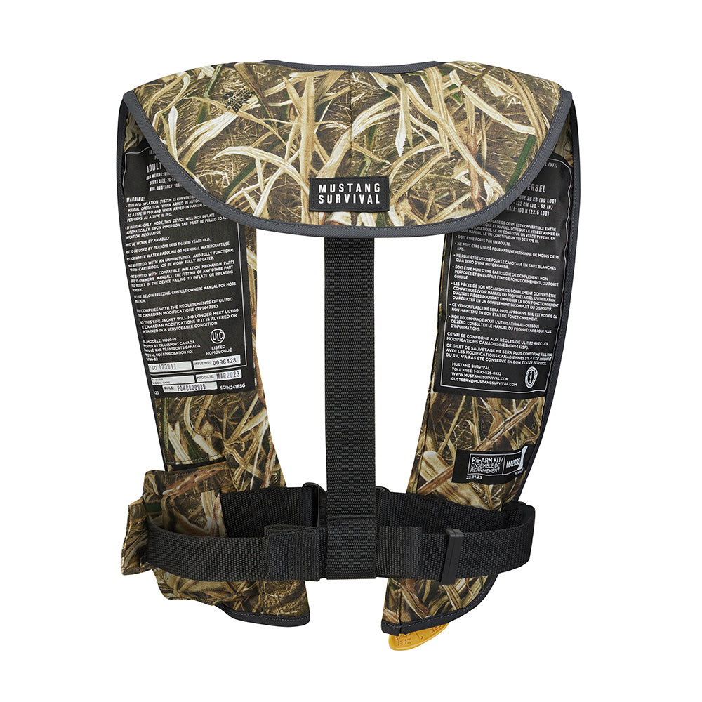 Mustang MIT 100 Convertible Inflatable PFD  Camo