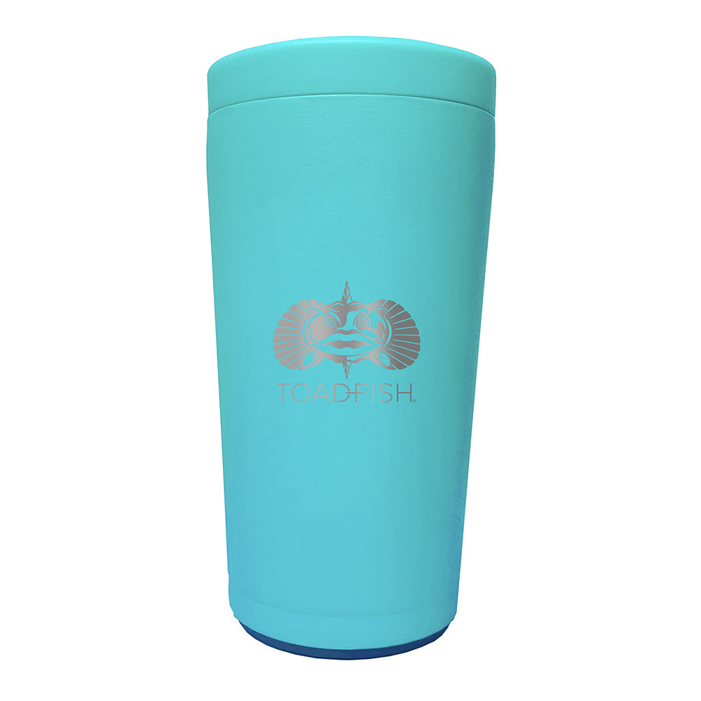 Toadfish NonTipping Can Cooler 20  Universal Design  Teal