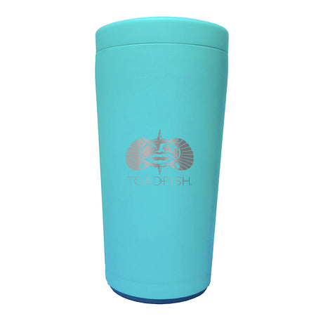 Toadfish NonTipping Can Cooler 20  Universal Design  Teal