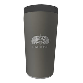 Toadfish NonTipping Can Cooler 20  Universal Design  Graphite