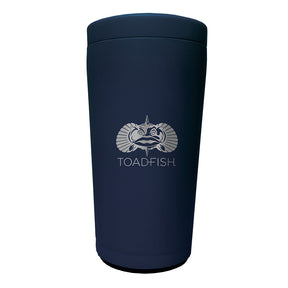 Toadfish NonTipping Can Cooler 20  Universal Design  Navy