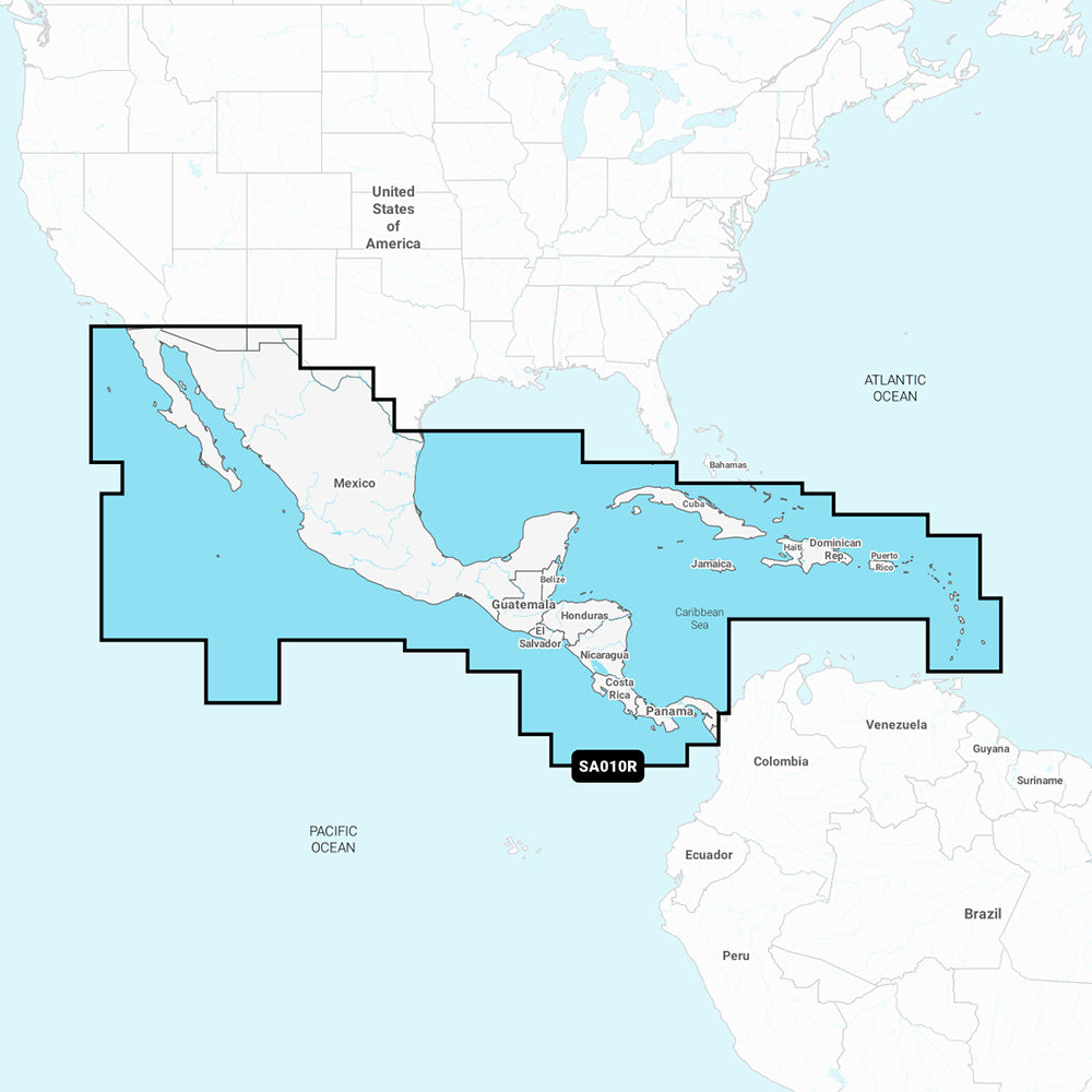 Navionics NASA010R  Central America  Caribbean  Navionics