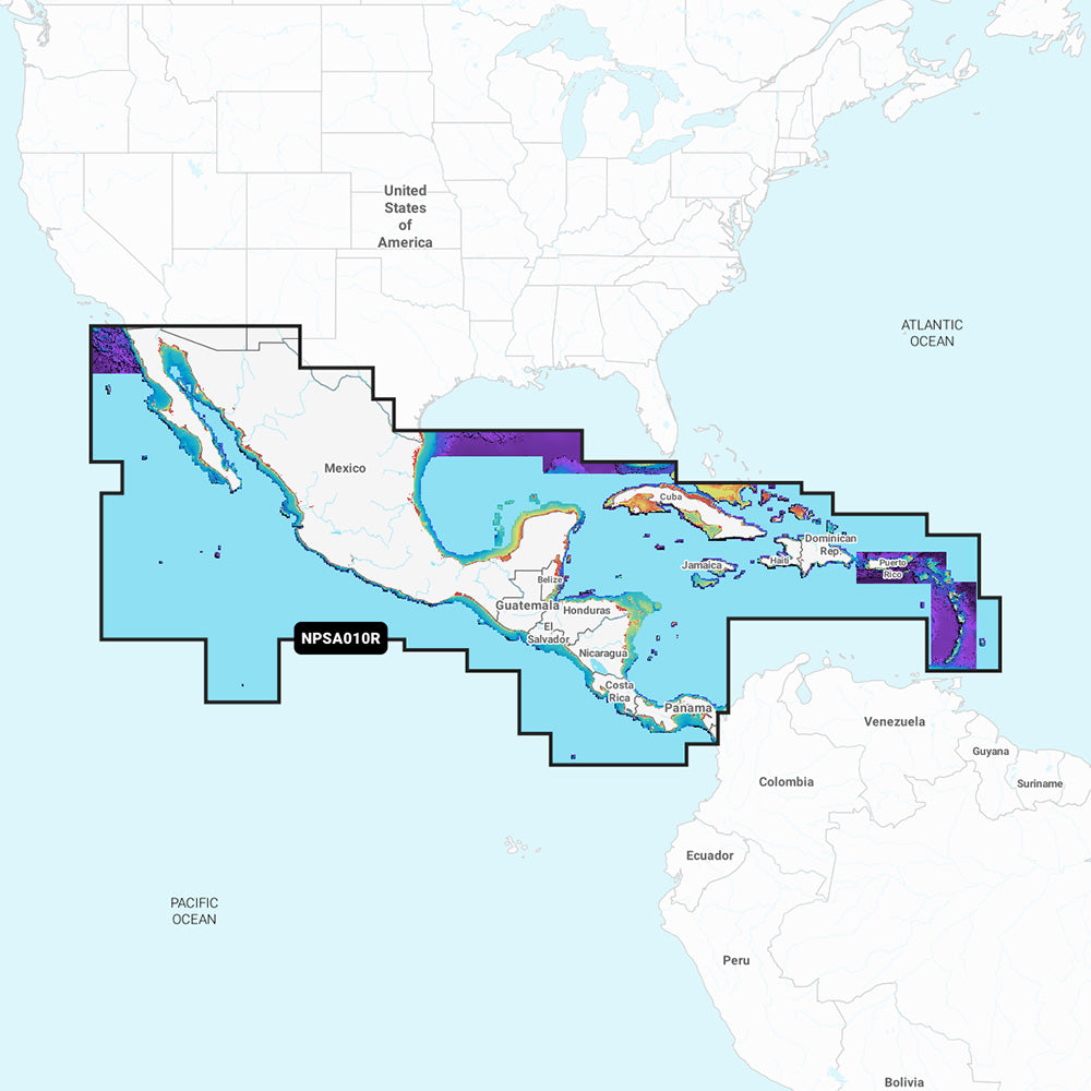 Navionics Platinum NPSA010R  Central America  Caribbean