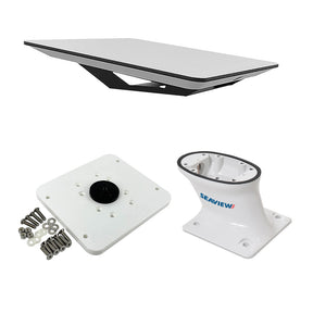 KVH Starlink Flat Panel Kit w5 Seaview Pedestal Mount  ADASTLKA Starlink Top Plate