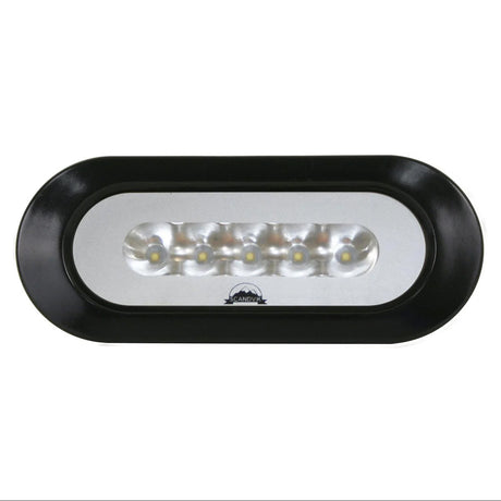 Scandvik Flush Mount Spreader Light  Black