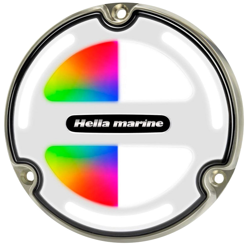 Hella Marine Apelo A3 RGBW Underwater Light  Bronze  White Lens