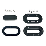 Scanstrut Black Anodized Aluminum LowProfile Multi Cable Seal fCables Up to 15mm