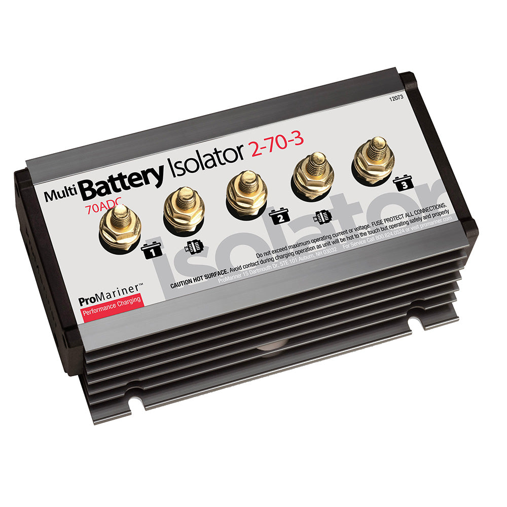 ProMariner Battery Isolator  2 Alternator  3 Battery  70 AMP