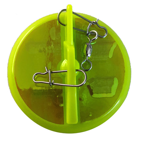 LuhrJensen 214 Dipsy Diver  ChartreuseSilver Bottom Moon Jelly