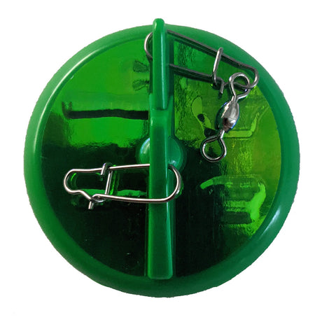 LuhrJensen 214 Dipsy Diver  Kelly GreenSilver Bottom Moon Jelly
