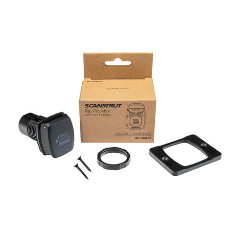 Scanstrut Flip Pro Plus Fast Charge USBA  USBC Socket