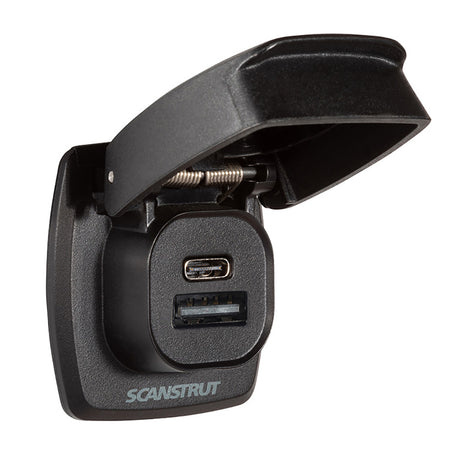 Scanstrut Flip Pro Plus Fast Charge USBA  USBC Socket