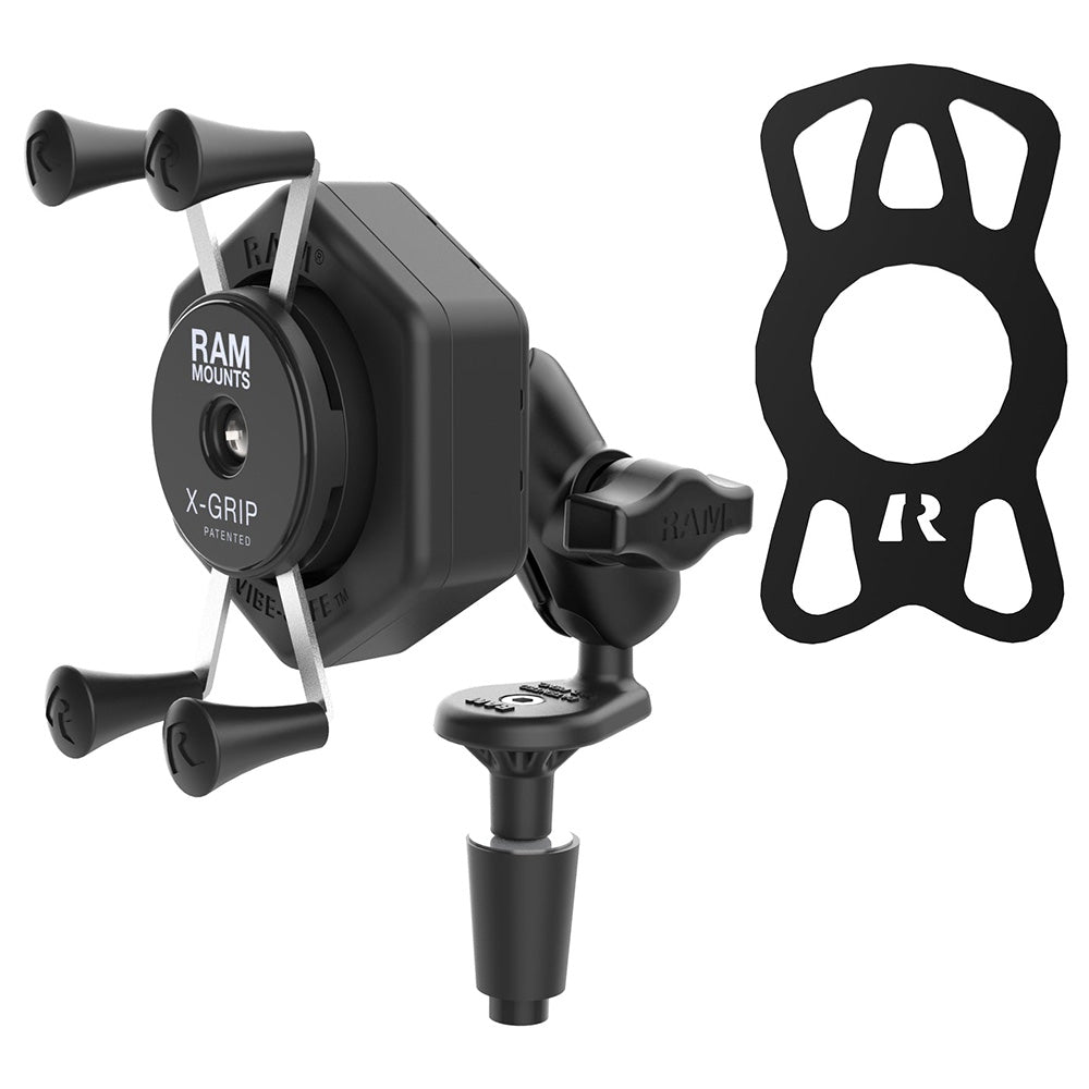 RAM Mount RAM XGrip Phone Mount wVibeSafe  Fork Stem Base  Short