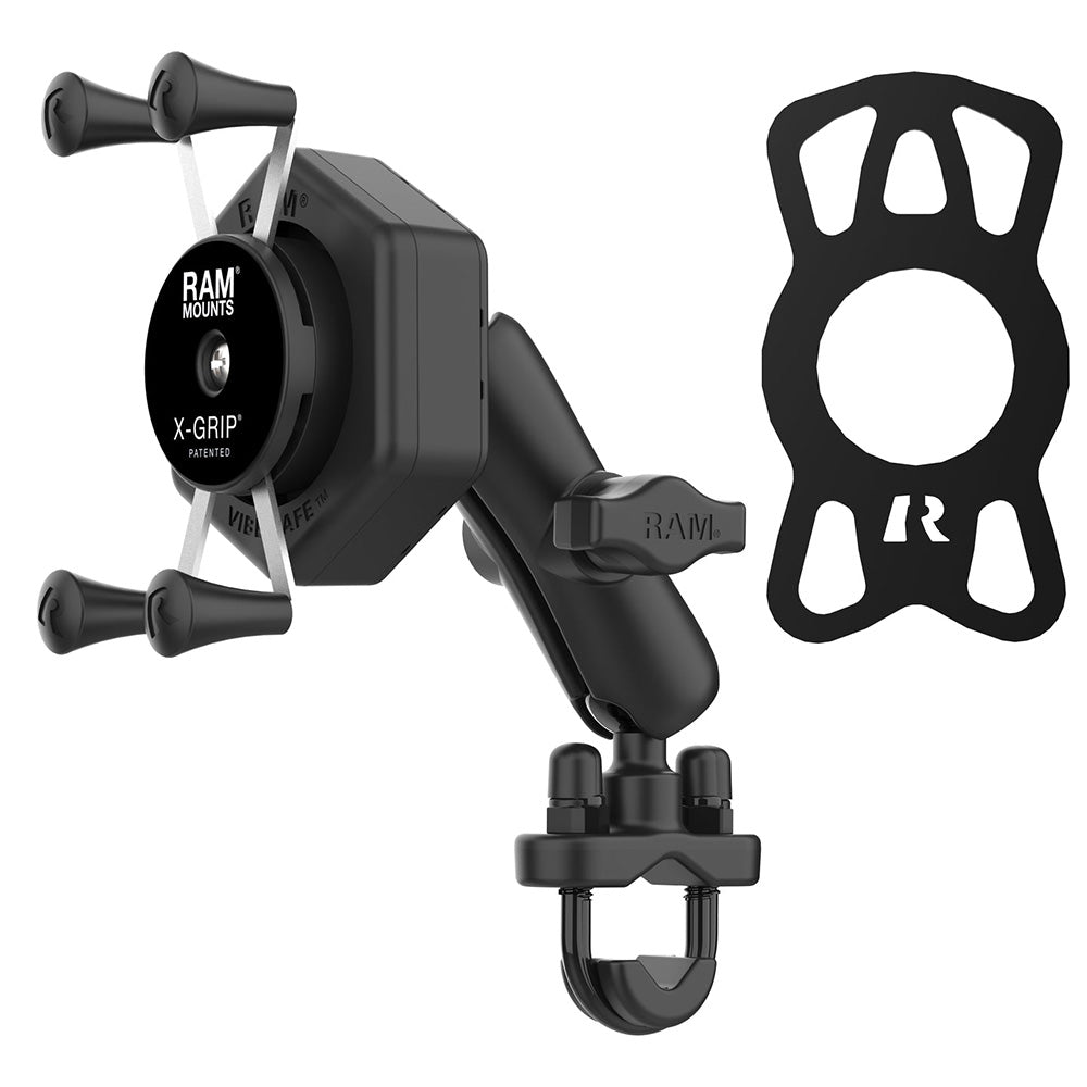 RAM Mount RAM XGrip Phone Mount wVibeSafe  UBolt Base  Medium