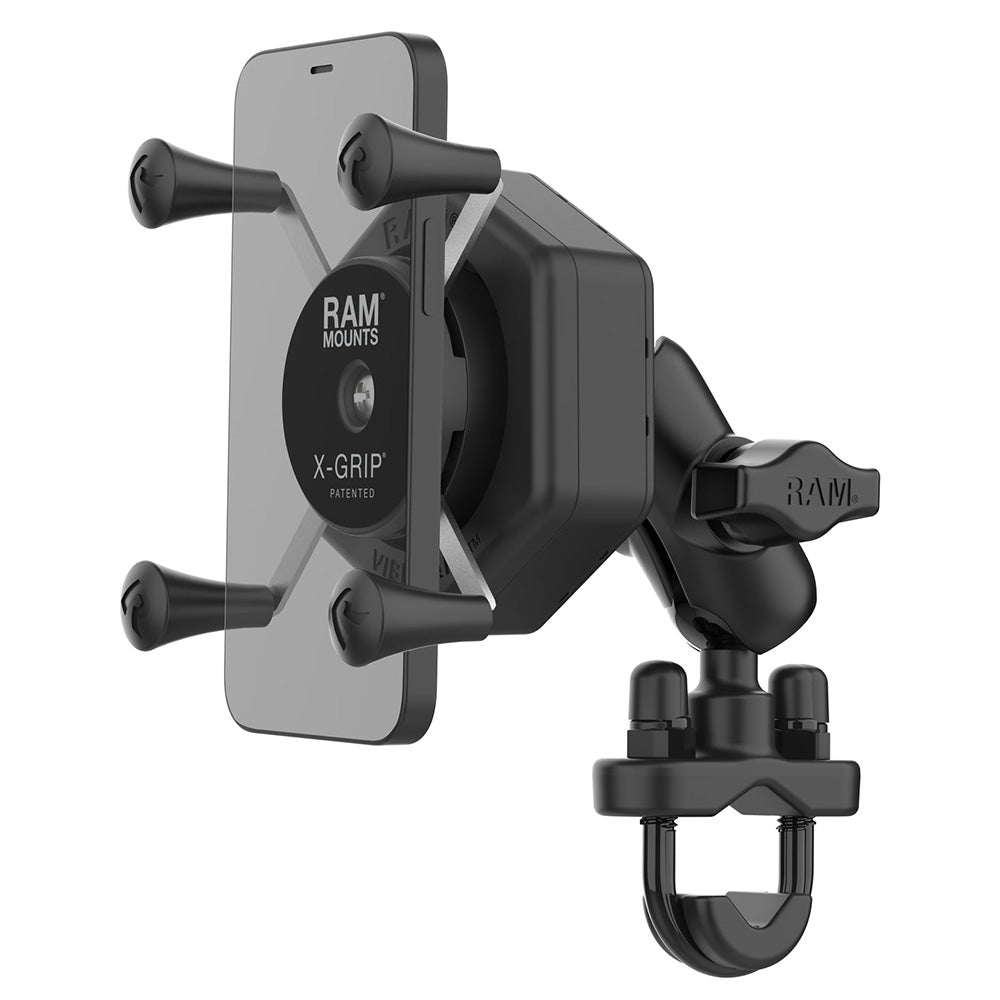 RAM Mount RAM XGrip Phone Mount wVibeSafe  UBolt Base  Short