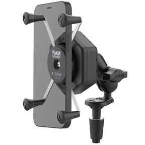 RAM Mount RAM XGrip Large Phone Mount wVibeSafe  Fork Stem Base  Short